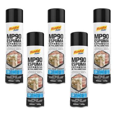 Imagem de Espuma Expansiva Pu 500ml Mundial Prime - Kit 5 Unid