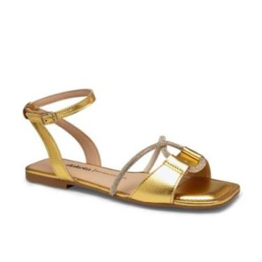 Imagem de Sandália Rasteirinha Dourada Dakota Rasteira Feminina Gold-Feminino