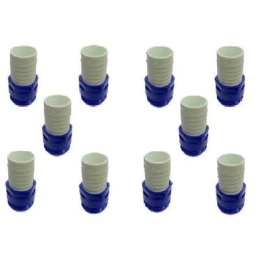 Imagem de Kit 10un Acessório Limpeza Piscina Adaptador De Rosca Plástico - Econo