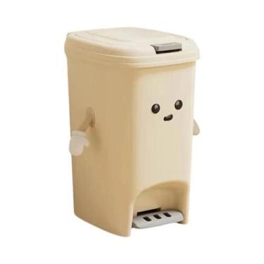 Imagem de Lixeira Grande Com Pedal 10L 20L Uforu Para Volta Às Aulas, Cozinha, Q