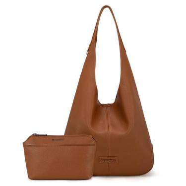 Imagem de Bolso Montana West MWC2-298BR Marrón de Cuero Vegano