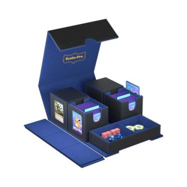 Imagem de Caixa De Armazenamento Para Cartas De Jogo MTG TCG 5 Em 1 Com 4 Compar