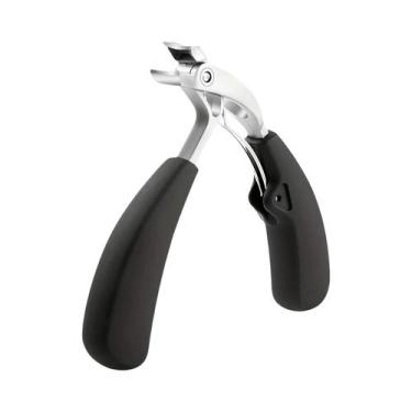 Imagem de Cortador De Unhas De Aço Inoxidável Reforçado Com Lâmina Côncava E Des