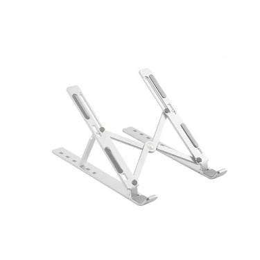 Imagem de Suporte Apoio De Notebook Laptop Compacto Articulado Home Office Suporte Para Tablet Leve E Fácil De Transportar(Prata,1 kit)