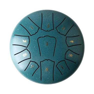 Imagem de Tambor De Língua De Aço Mini De 6 Polegadas Com 11 Notas, Tambor Etére