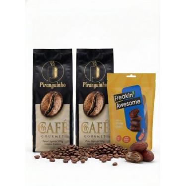 Imagem de Kit 2 Cafés Gourmet Minas 500g E 1 Tâmara Khalas Dubai 200g - Pirangui