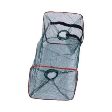 Imagem de Rede De Pesca Portátil E Dobrável Para Caranguejos, Camarões E Lagosti