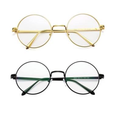 Imagem de Óculos Pro Acme 8890 Armação Redonda de Metal Lente 50mm