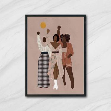 Imagem de Quadro No 45X34Cm - Com Vidro Moldura Preta