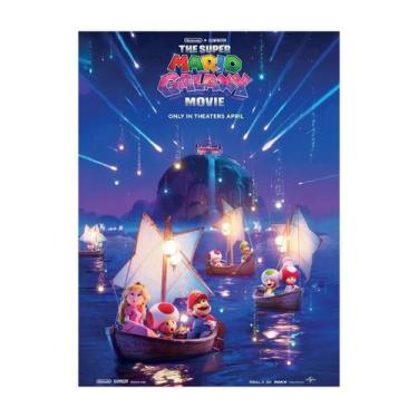Imagem de Pôster Gigante - Super Mario Galaxy O Filme - 50cm x 70cm - editora eu