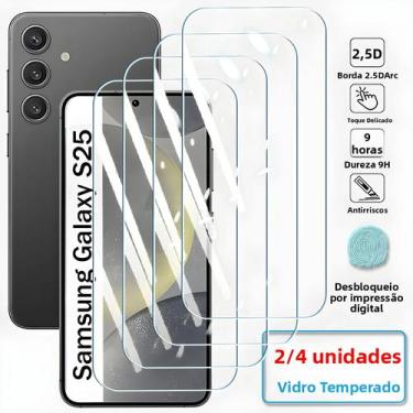 Imagem de Protetor De Tela De Vidro Temperado Transparente Para Samsung Galaxy S
