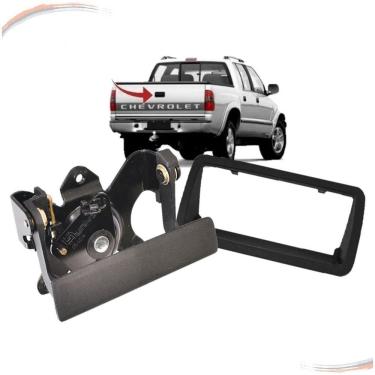 Imagem de Kit Maçaneta Externa + Moldura Texturizada Tampa Caçamba S10