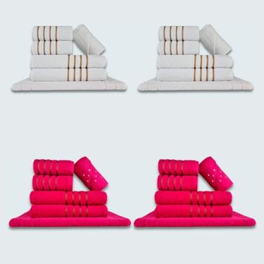 Imagem de Jogo De Toalhas 24 P?s Cole??o Montreal 100% Algod?o Br+rs