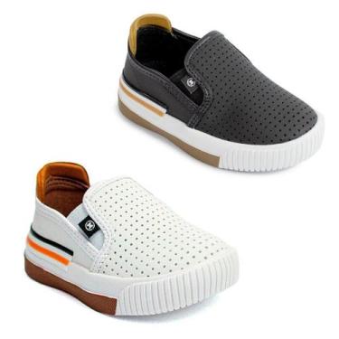 Imagem de Tênis Infantil Molekinho Menino Calce Fácil 2615.100, Preto, 23