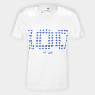 Imagem de Camiseta Cruzeiro Adidas Centenário Feminina-Feminino
