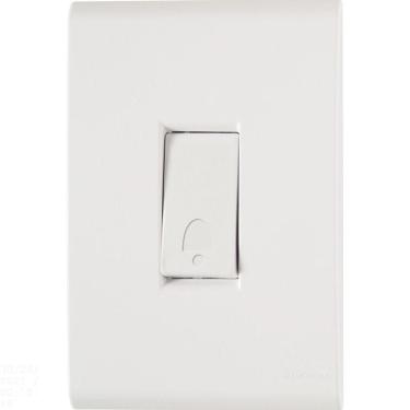 Imagem de Conjunto 4x2 Com 1 Pulsador Campainha Tramontina Liz 10 A 250 V Branco Tramontina