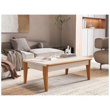 Imagem de Mesa de Centro Maderatto EDN Móveis, Off White