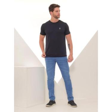 Imagem de Calça Jeans Masculina Blue Casual Comfort Tecido Premium - Sem Marca, 