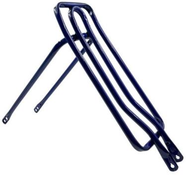 Imagem de Bagageiro Tubo Garupa Bicicleta Reto Garupeira Azul - BIKE STILO