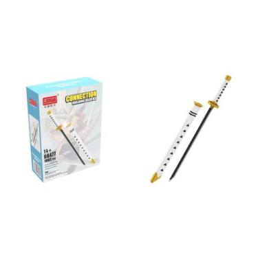 Imagem de Modelo De Espada Samurai De Anime Para Adultos, Ornamento De Blocos De