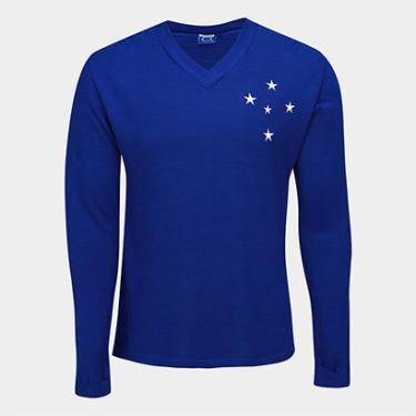 Imagem de Camiseta Cruzeiro Retrô Libertadores 1976 Masculina-Masculino