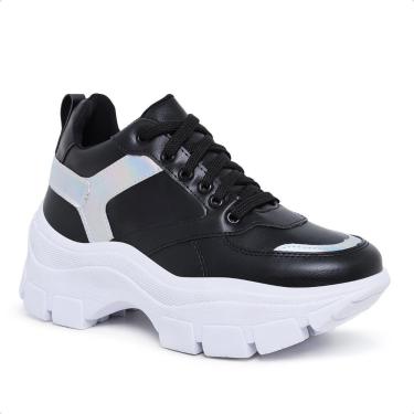 Imagem de Tênis Chunky Feminino Plataforma Sola Alta Streetwear Confortável Leve-Feminino