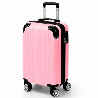 Imagem de Mala de Viagem Pequena de Bordo de Mão Estocasa 51x33x22 cm Rígida 4 R