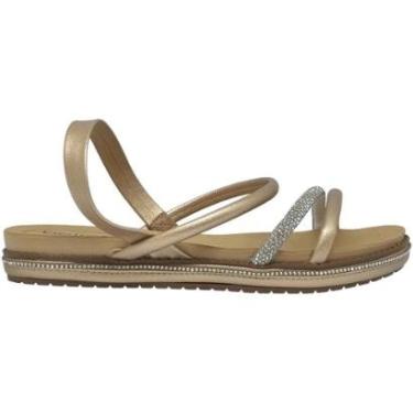 Imagem de Sandália Feminina Papete Casual Dia a Dia Passeio Verão Calce Fácil com Strass Conforto Beira Rio 85-Feminino