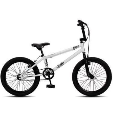 Imagem de Bicicleta Pro X Bmx Serie 5 Freio Vbrake Aro 20 - Pro-X, Branco preto,