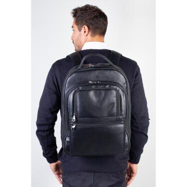 Imagem de Mochila masculina de couro italiano para notebook 17" Arthur-Masculino