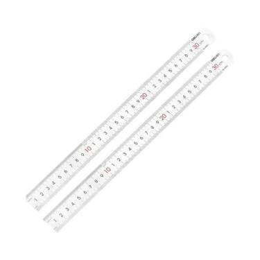 Imagem de Régua De Aço Inoxidável Para Estudantes E Marceneiros 15 20 30 50cm Fe