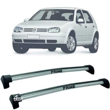 Imagem de Rack Teto Aluminio Prime VW Golf Sapão MK4 99-05 Prata PR089