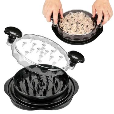 Imagem de Desfiador Processador Moedor de Frango Carne Legumes Verdura Triturador Alimentos Comida Manual Cozinha Casa Restaurante