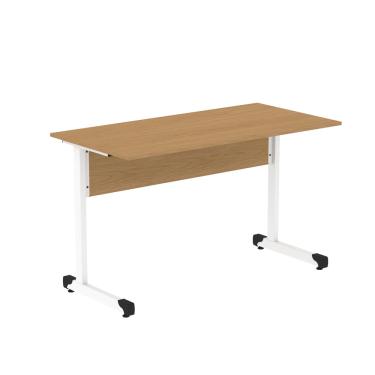 Imagem de Mesa de Escritório Reta 150cm com Pé Tubular em Aço