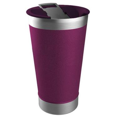 Imagem de Copo Térmico Abridor 473Ml Dia Dos Namorados Roxo Nº3
