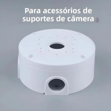 Imagem de Caixa De Junção À Prova d'Água Para Câmera IP Dome De Vigilância CCTV,