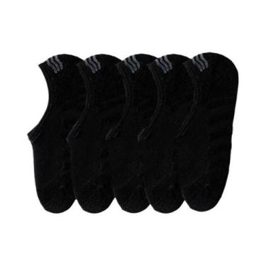 Imagem de Meias Invisíveis Masculinas Respiráveis Antiderrapantes De Algodão Par