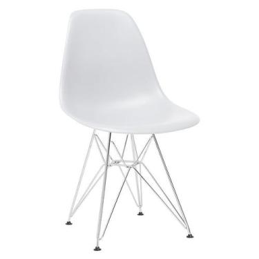 Imagem de Laraz, Cadeira Charles Eames Eiffel DKR com base de metal cromado