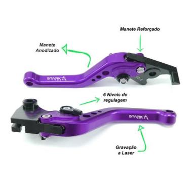 Imagem de Manete Esportivo Ducati Monster 400 04 a 07 620 Mts 2003 a 2006 Scramb