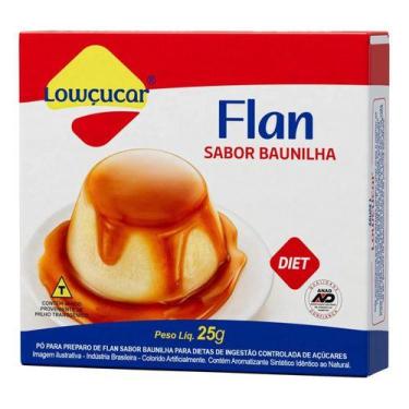 Imagem de Pó Para Preparo De Flan Diet Sabor Baunilha Lowçucar 25g
