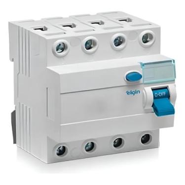 Imagem de Disjuntor Interruptor Diferencial Elgin Idr 63a Tetrapolar