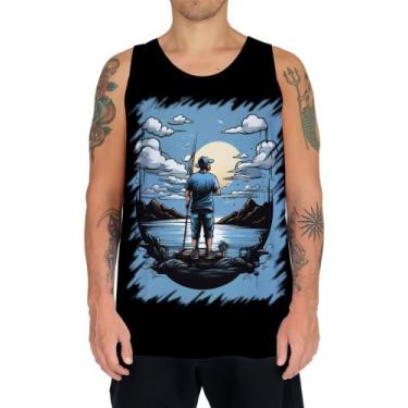Imagem de Camiseta Regata Pesca Esportiva Peixes Azul Paz 7 - Kasubeck Store®, X