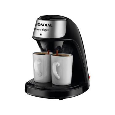 Imagem de Cafeteira Elétrica Smart Coffe Mondial Preto e Inox 500W C-42-2X-BI, P