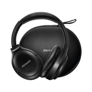 Imagem de Fone de Ouvido Headphone AIWA HP-01-B BT ANC Alta Definição, Preto