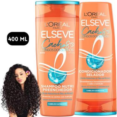 Imagem de Kit Elseve Cachos Longos dos Sonhos Shampoo Condicionador 400 ML Lorea
