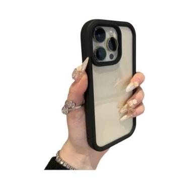 Imagem de Capa Transparente Rígida Antichoque Para iPhone 16 15 14 13 12 pro Max