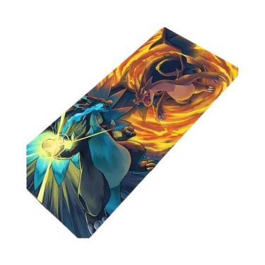 Imagem de Mouse Pad Grande XXL Charizard Para Jogos, Acessórios Para Gamers Com 