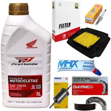 Imagem de Filtros, Óleo, Lona, Vela, Graxa Biz 125 2011 Até 2022 - Metal Leve