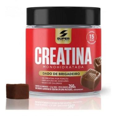 Imagem de Creatina Caramel 40 Unids 6,5g 260g Sabor Dado De Brigadeiro - SUPER N
