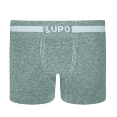 Imagem de Cueca boxer sem costura infantil lupo - 134-002, Verde, G